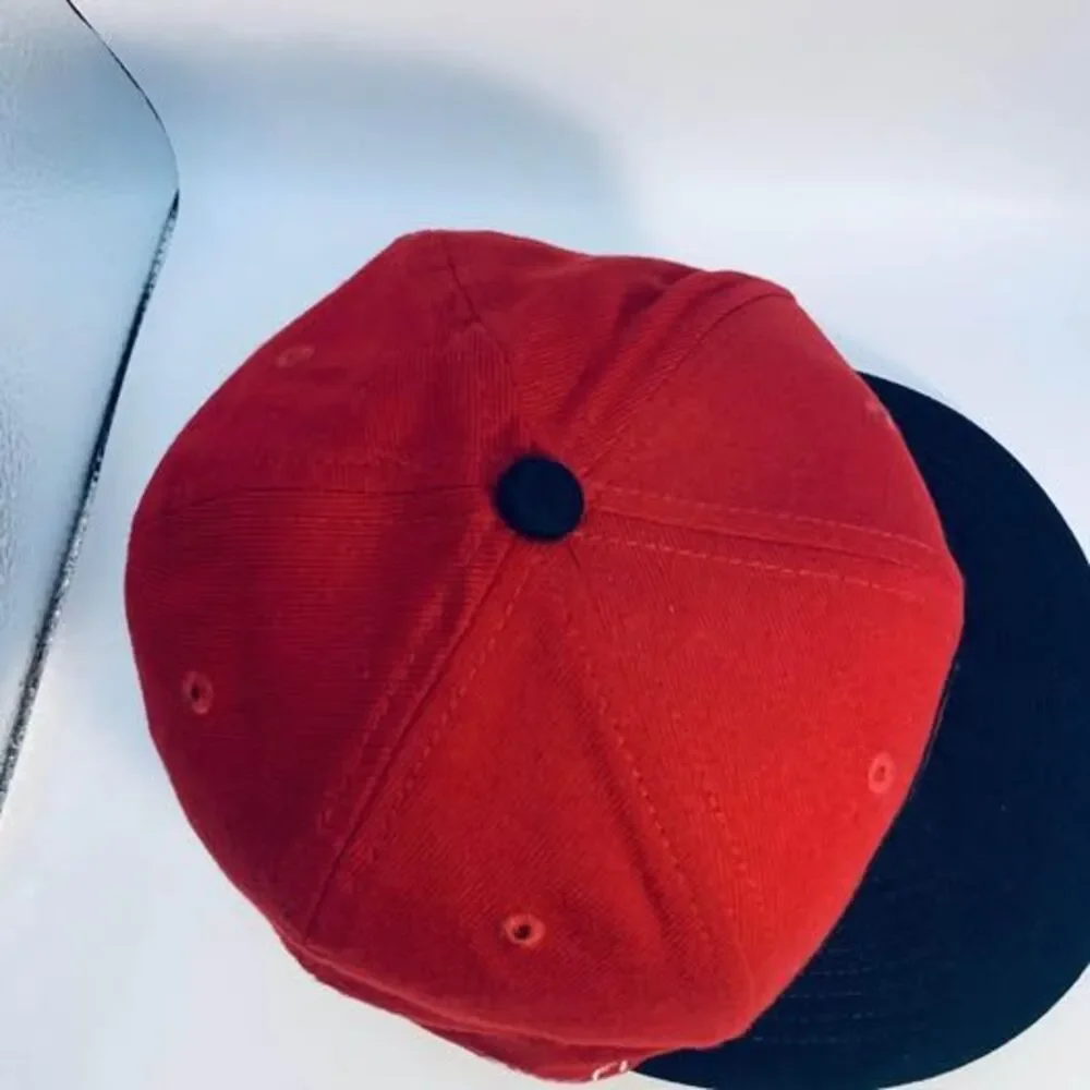 nike drifit red Razorback cap one size